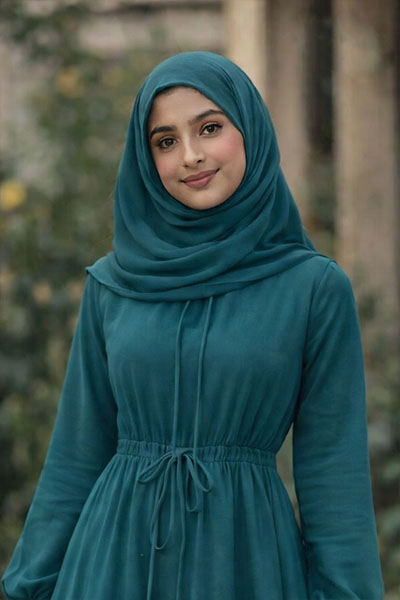 Teal Elegance Tiered Maxi Dress - Bia Exclusive